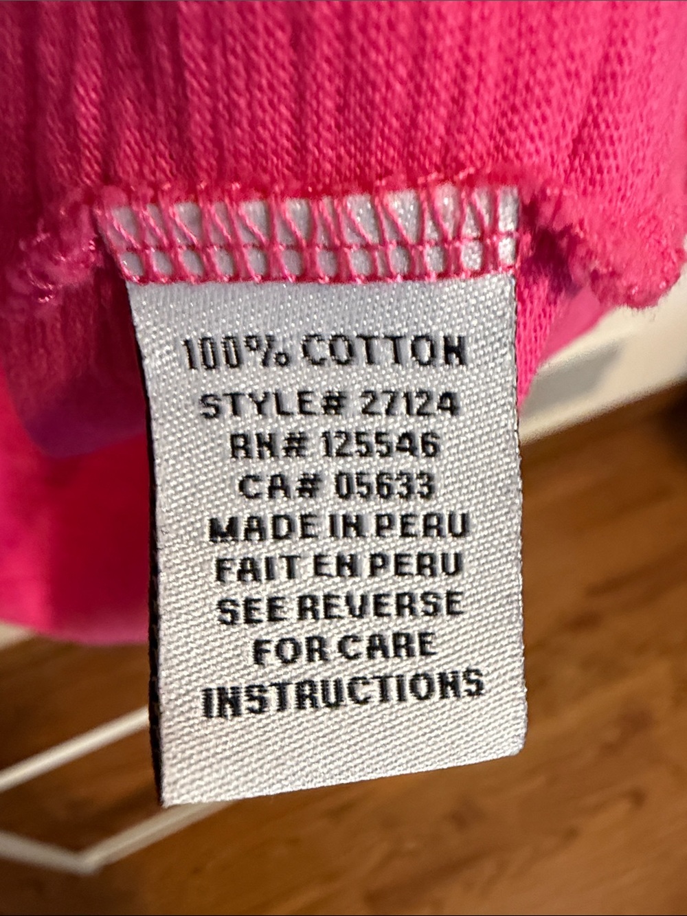 Habitat pink cotton scoop neck tshirt - size XS - Picture 3 of 7